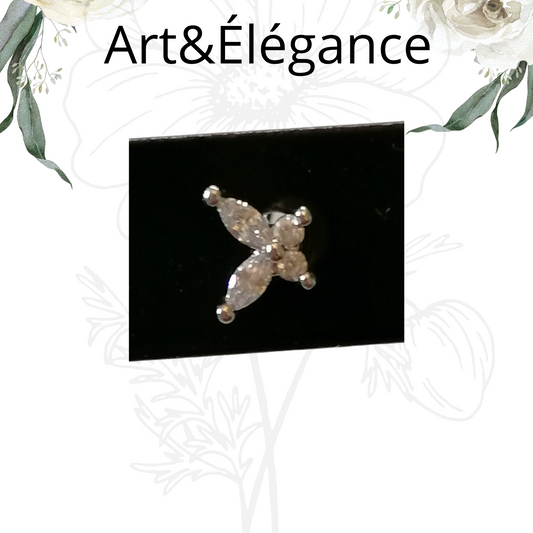 Piercing nez papillon