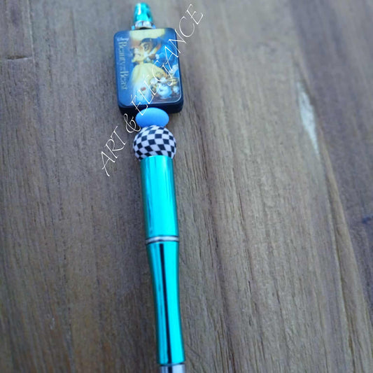 🌹 Stylet Artisanal – La Belle et la Bête