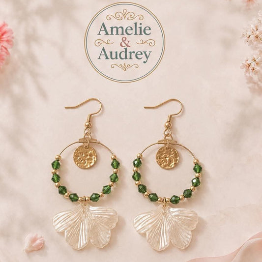 Caroline boucles d'oreilles en acier inoxydable fait main
