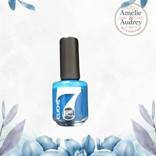 Vernis gel 7 jours bleu