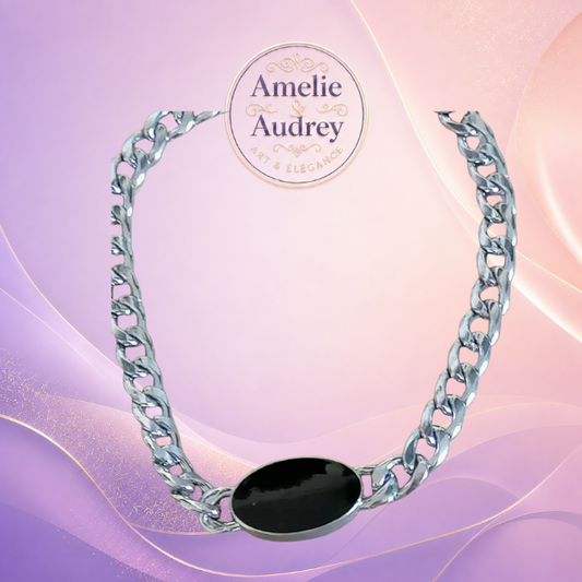 Samy bracelet en chaîne acier inoxydable pour homme