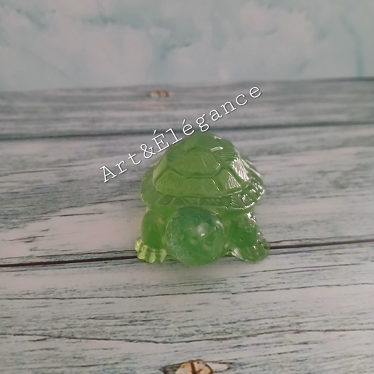Résine epoxy fait main tortue moyenne