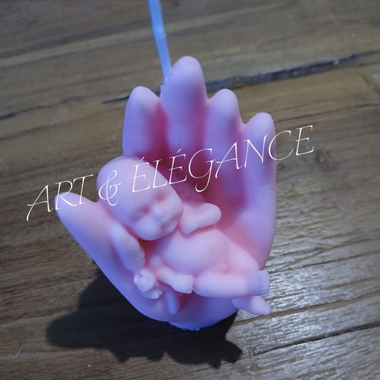 Bougie artisanale bb amour