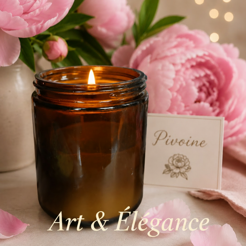 Bougie parfumée fait main surprise