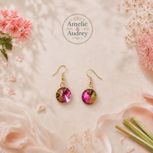 Lucie boucles d'oreilles acier inoxydable fait main
