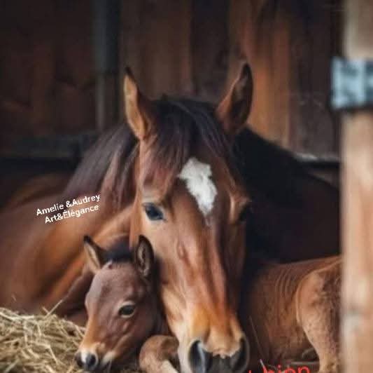 Famille chevaux