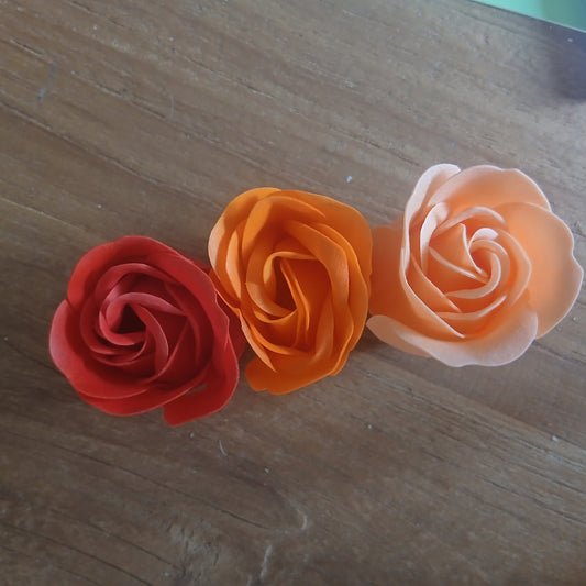 Roses de savon