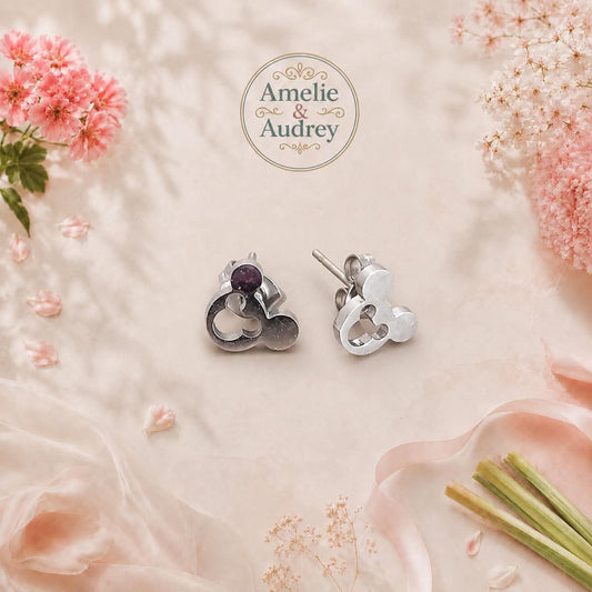 ➿Boucle d oreille iris