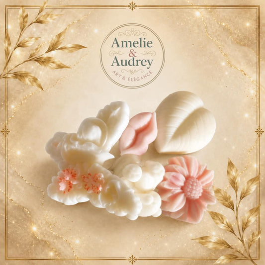Bouquet fondant parfumé fait main papillon