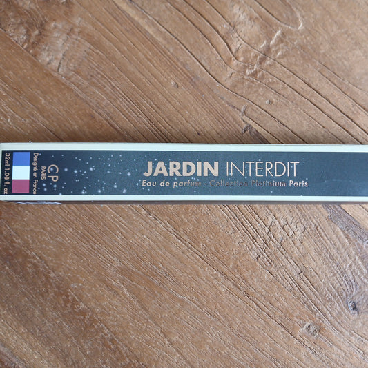 Eau de toilette jardin interdit