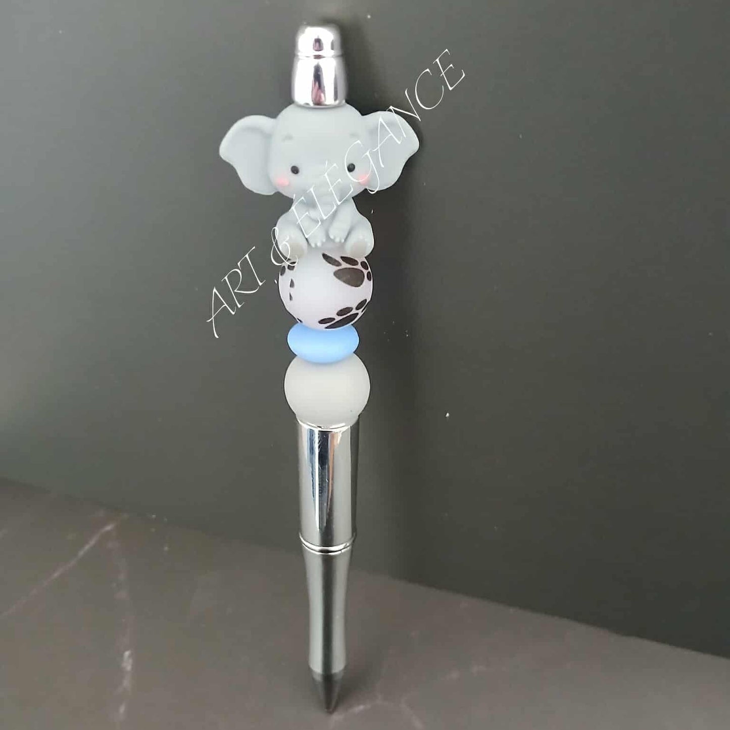 Stylet fait main éléphant