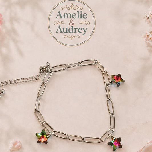 Solene bracelet acier inoxydable fait main