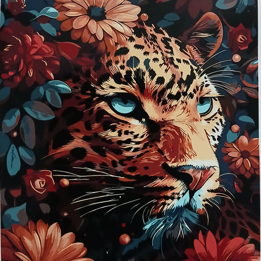 Tigre yeux bleu